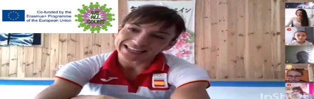 ‘We All Count’: ‘We talk to…’ CRA Rio Tajo students interview karateca Sandra Sánchez